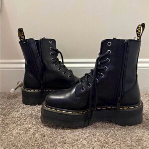 JADON BOOT SMOOTH LEATHER PLATFORMS